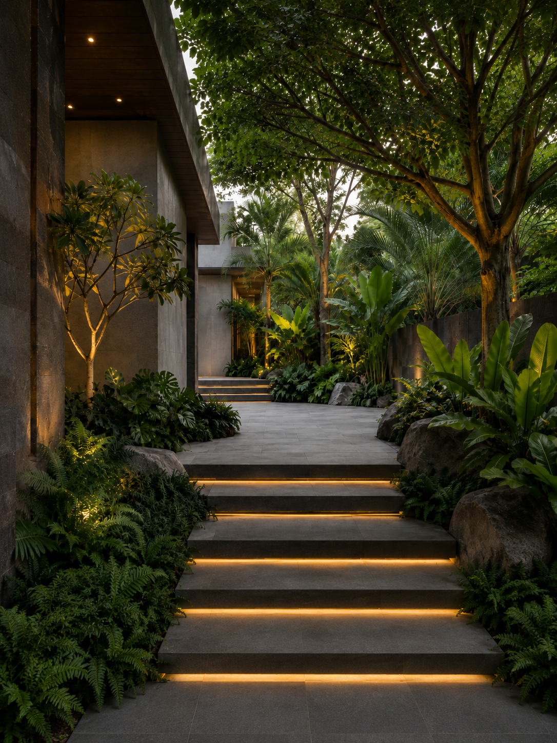 Landscape staging — natural integration